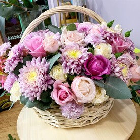 Корзина с цветами