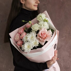 Роза, Лизиантус Эустома, Хризантема одноголовая, Роза кустовая, Пленка