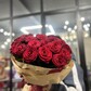 Розы в крафтовой бумаге