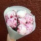 7 розовых пионов Сара Бернар