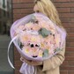 МОНО букет из нежной хризантемы и эвкалипта🌸