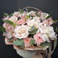 Цветочная корзина с Французскими розами